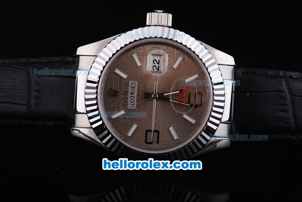Rolex Datejust Working Chronograph Automatic Movement with Grey Dial - Click Image to Close